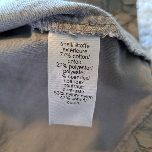 Maurices Gray Three Button Jacket with Lace Accents Size Large - Picture 7 of 8